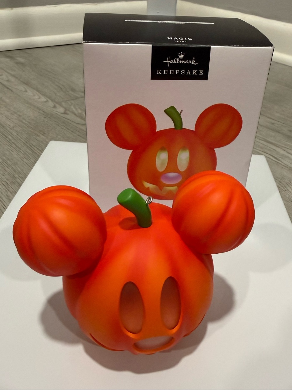 Hallmark Disney Mickey Mouse Mysterious Mickey Jack-o'-Lantern Ornament